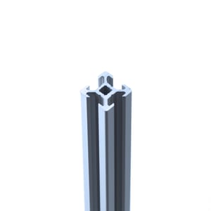 Alumiiniprofiili V-slot 2020, 500 mm, anodisoitu - kuva 2